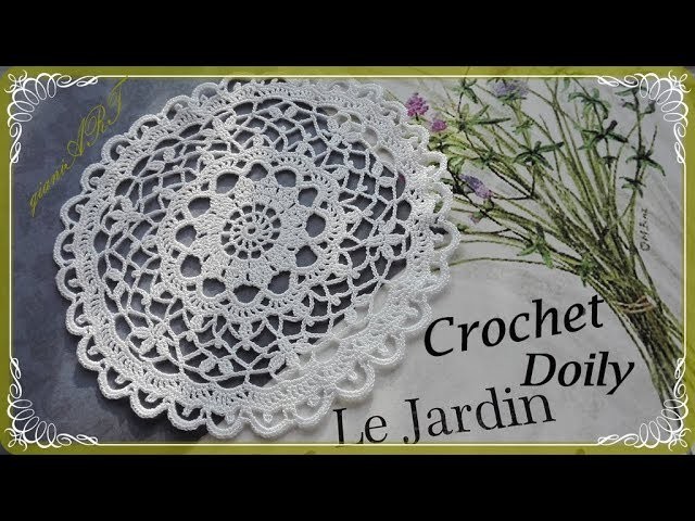 Crochet  Lace Doily Pattern step by step