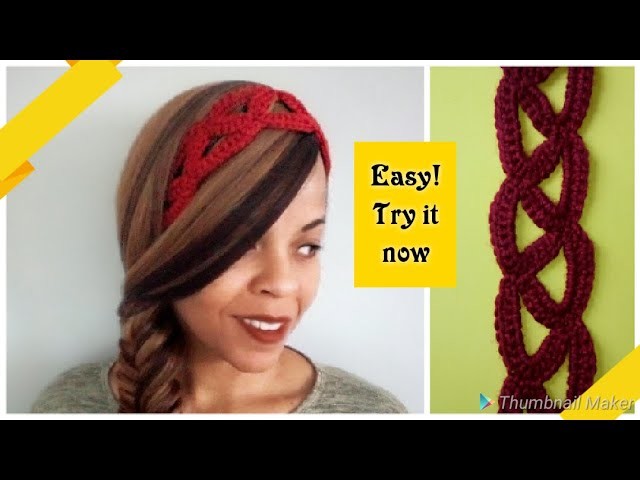 ⭐Crochet Summer Headband⭐ Day 4 Scrap Yarn Crochet Projects