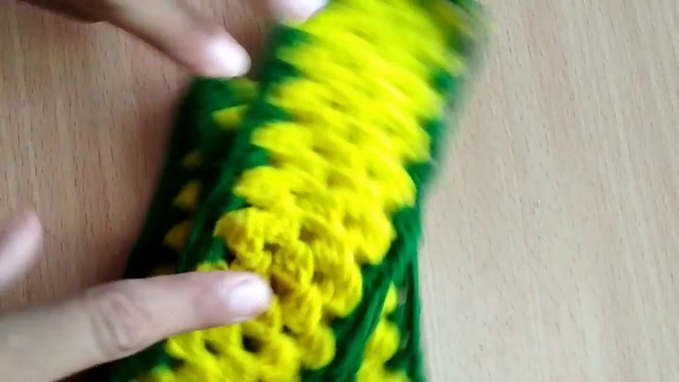 Diy - How to Make A Woolen crochet Toran Patti  || Toran from Woolen