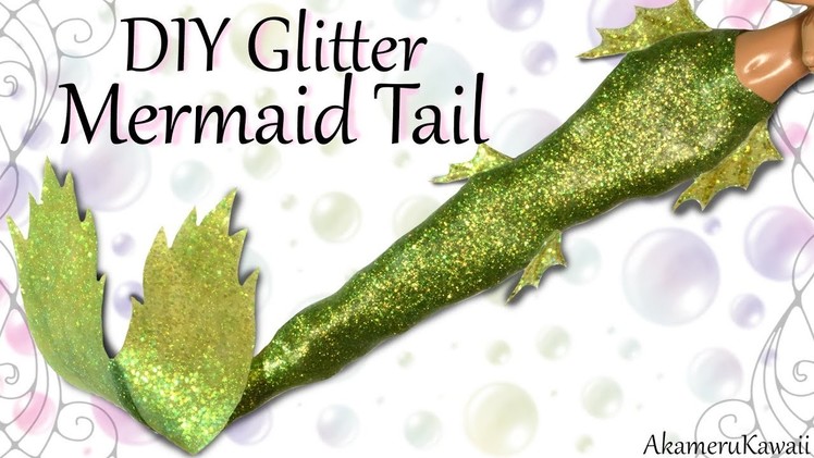 DIY Shimmery Mermaid Tail - Poseable Doll Tutorial