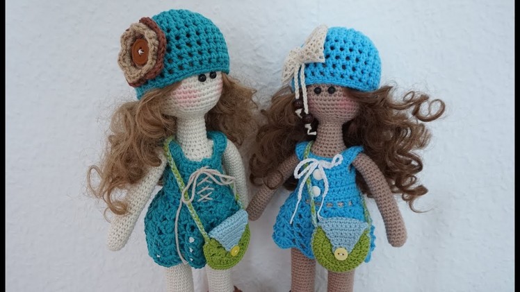 Doll dress crochet tutorial. doll outfit idea