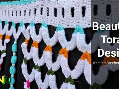 Easy and simple door hanging Toran design | Crochet Toran in hindi