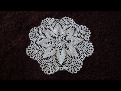 How to Crochet a Flower Doily Pattern #747│by ThePatternFamily