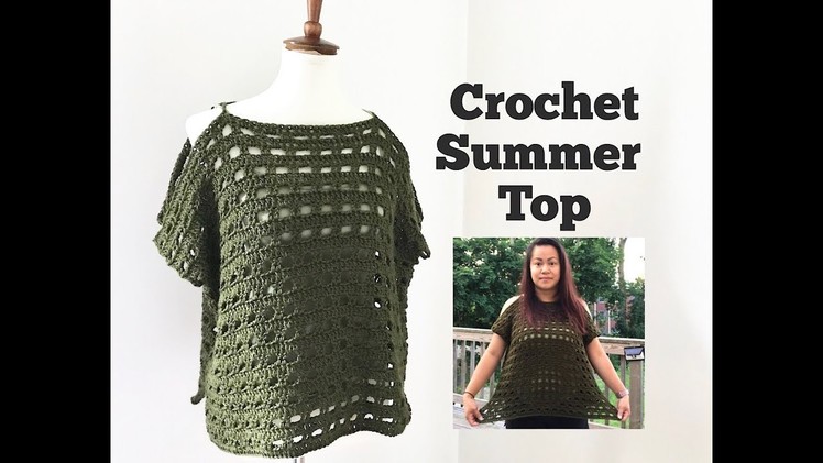 How to Crochet Easy Summer Top