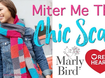How to Knit Miter Me This Chic Scarf