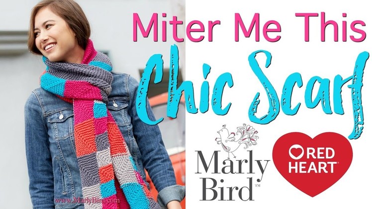 How to Knit Miter Me This Chic Scarf