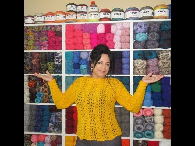 How to knit sweater or blouse