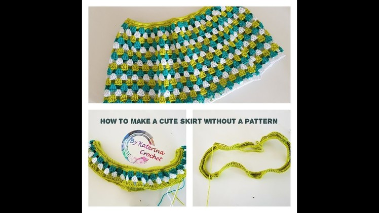 How to make a cute skirt without a pattern