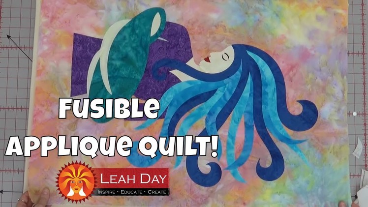 How to Make a Fusible Applique Quilt - Layer and Fuse!