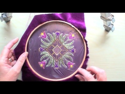 How to transfer embroidery design onto difficult fabrics
