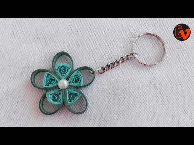 Quilling Keychain. How to make Paper Quilling Keychain