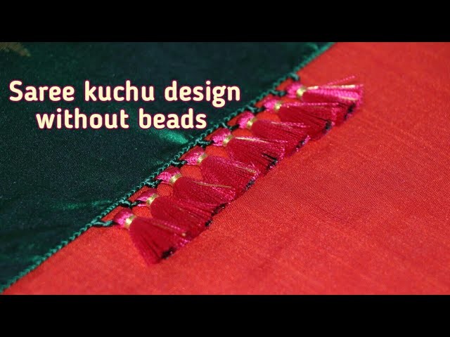 Saree kuchu design without beads 1. How to make saree kuchu