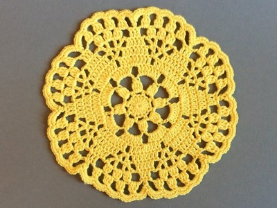 Sunny Crochet Doily Tutorial