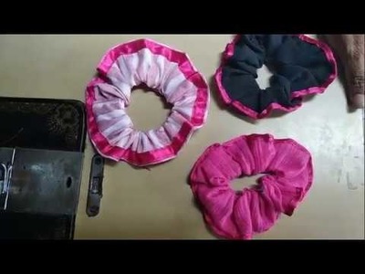 26 day rubber band | hair band from waste cloth | How to make hair band. Rubber band