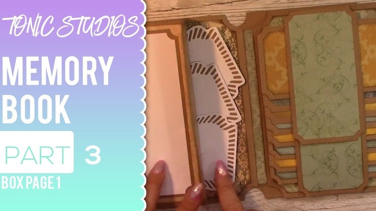 Alternative Memory Book Using Tonic Dies -  PART 3: How to Make a Box Page