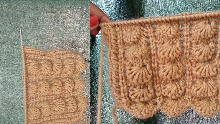 Creative latest new Knitting design2018.easy knitting pattern.border knitting design.