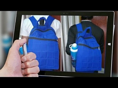 DIY : How To Stitch School Bag In Easy Way By Anamika Mishra. 
