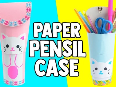 DIY Paper Pencil Case | How to make Pencil Case from Cardboard | Create & Decorate