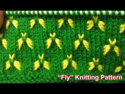 "Fly" Knitting pattern Design 2018