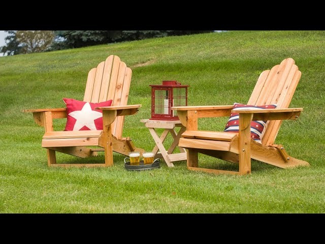 How To Build A Folding Adirondack Chair - Saturday Morning Workshop