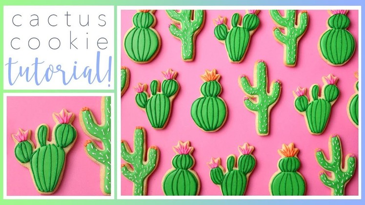 How To Decorate Cactus Cookies!