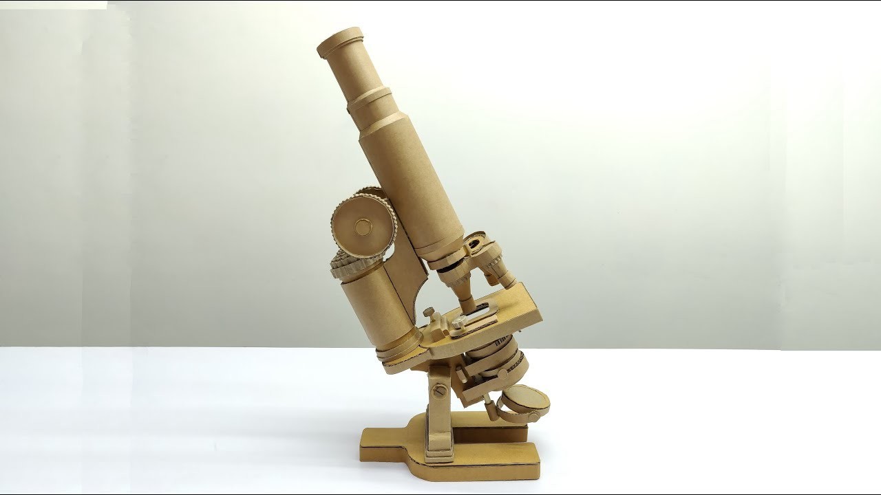 How To Make Cardboard Microscope Diy Cardboard Microscope Cardboard ...