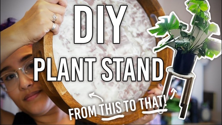 How to Make a Plant Stand - DIY - Thrifted Re-do