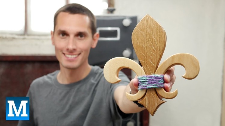 How to Make a Wood Fleur-de-Lis (Anniversary Gift)