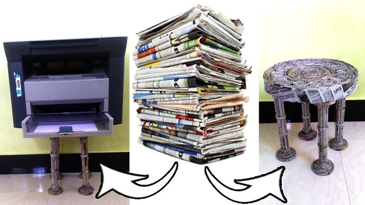 How to make an Newspaper Chair | Kids Chair | All type videyos