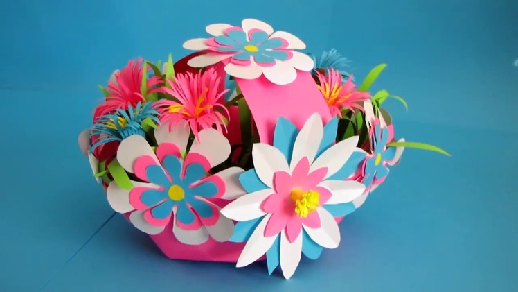 How to Make Beautiful-Easy Simple Paper Basket | Making Basket with Paper