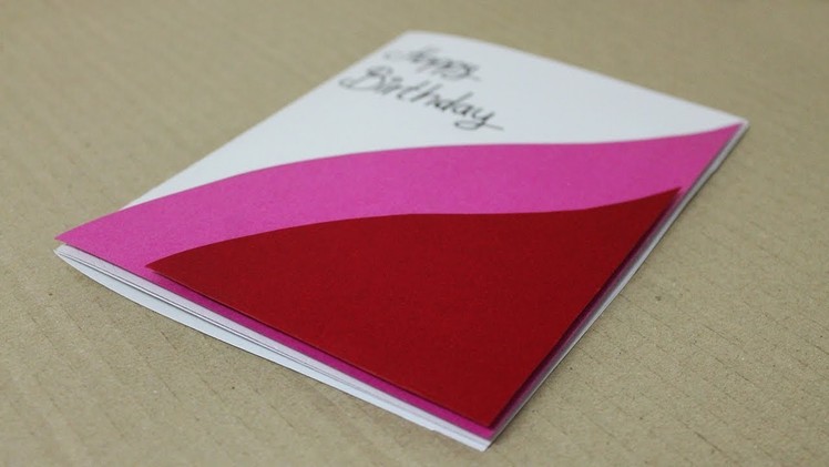 How to make birthday card for grandma - Making birthday cards at home