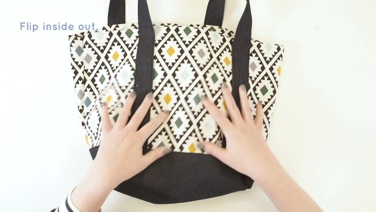 'How To Make' Calico Shopping Bag