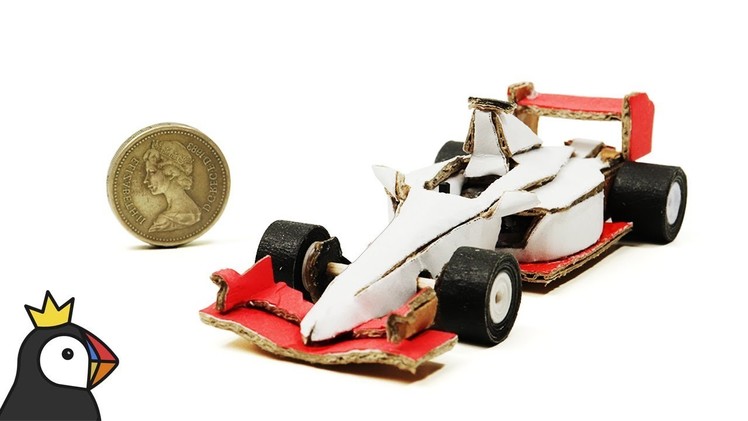 How to Make Ferrari F1 Working Miniature from Cardboard