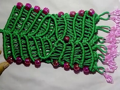 How to make macrame Mobile Holder. Easy Mobile Wall Hanging