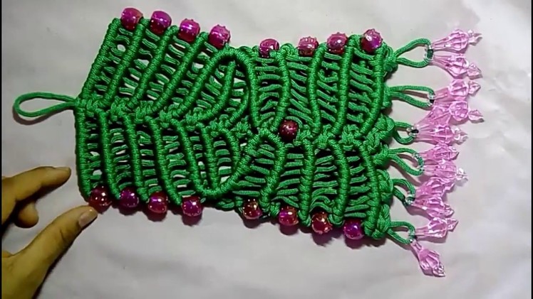 How to make macrame Mobile Holder. Easy Mobile Wall Hanging