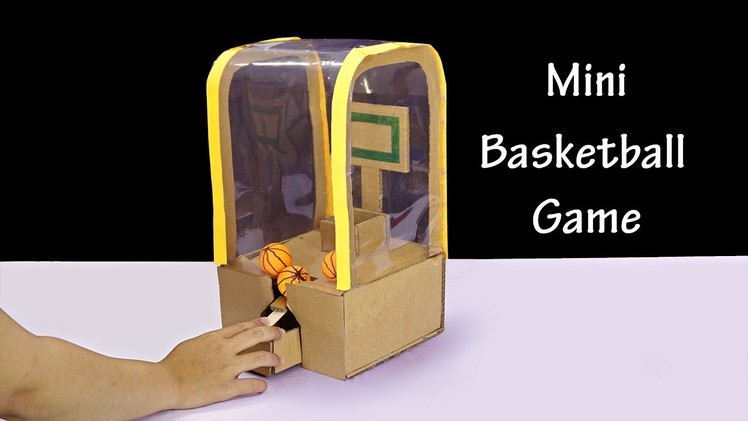 How To Make Mini DIY Basketball Game for Kids