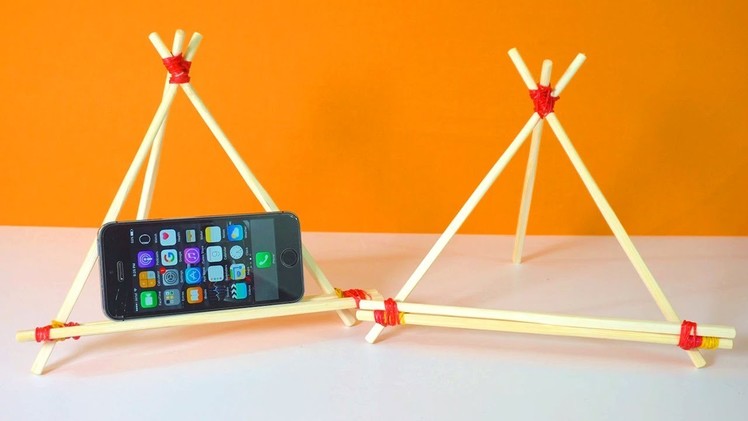 How to Make Mobile Stands at Home | 10 Ways to Make Diy Mobile Stands