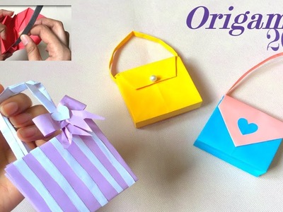 HOW TO MAKE PAPER BAG ! DIY Crafts: Paper Girl's Bag
