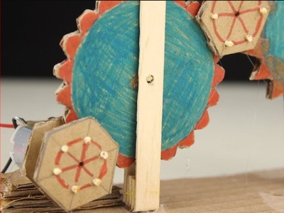 How to Make simple Gear from Cardboard