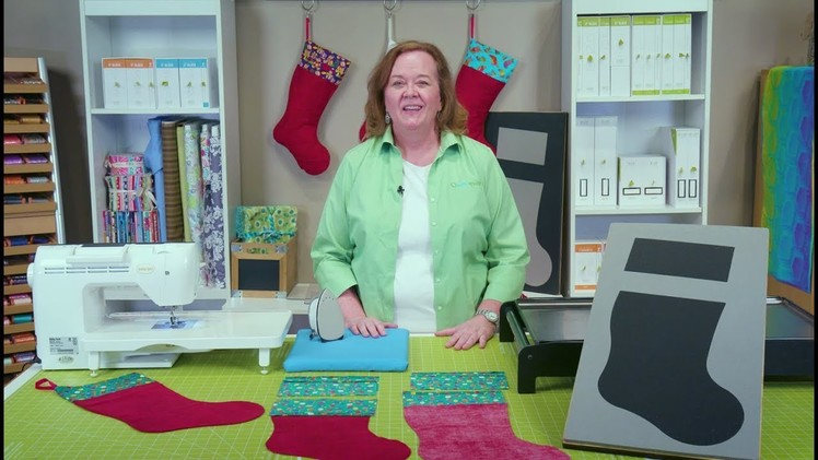How to make the Studio Classic Christmas Stocking with Pam
