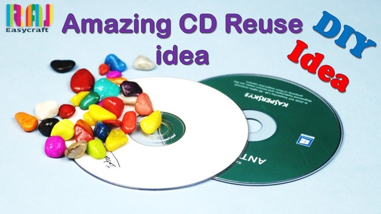 How to reuse old cd \ dvds | Best out of waste craft || easy craft ideas || DIY Decor