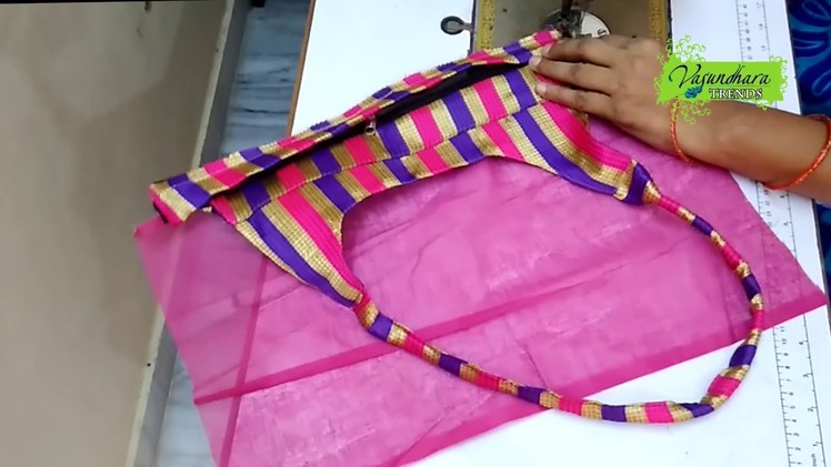 How To Sew New Designer Hand Bag At Home || How To Stitch Hand Bag Yourself At Home || DIY Hand Bag