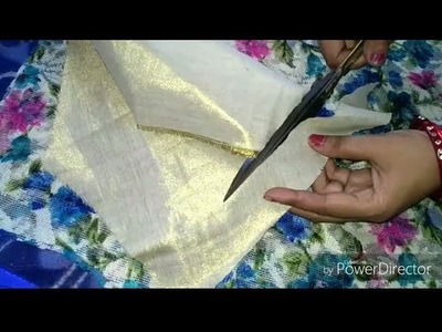 How to use waste or extra cloth to design new dress child top making