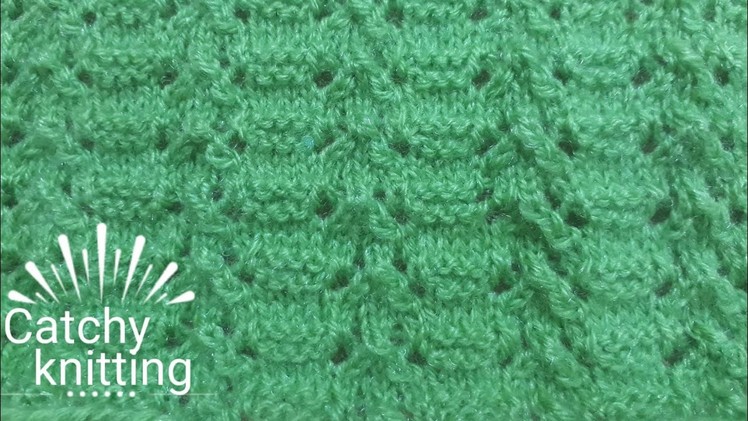 Knitting pattern in an easy way #30 with description in English.
