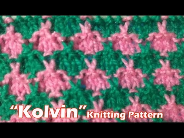 Kolvin Beautiful Knitting pattern Design 2018