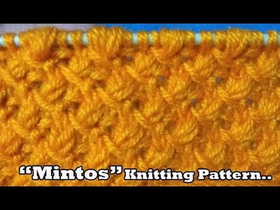 Mintos  Beautiful Knitting pattern Design 2018