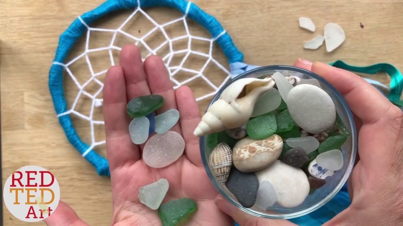 Part 3: How to add Sea Glass & Shells to your Dreamcatcher