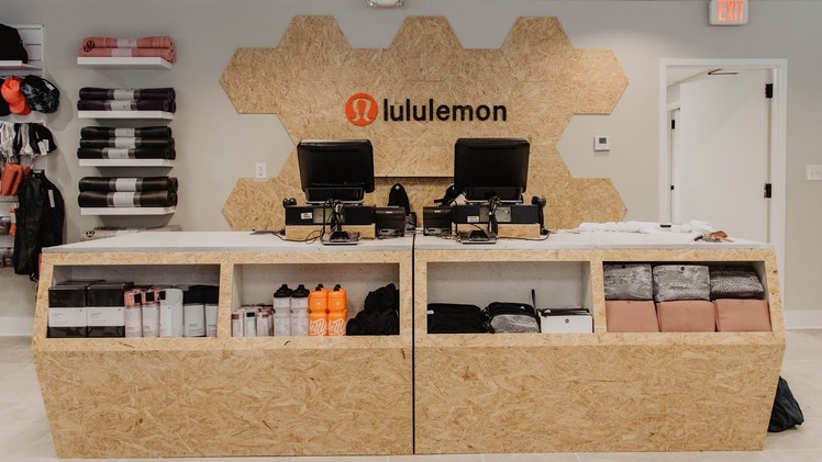 We Built Out A Lululemon Store! | How To Make OSB Furniture