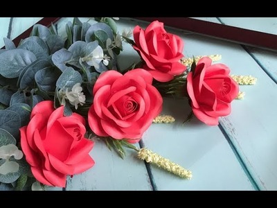 ABC TV | How To Make Rose Paper Flower With Shape Punch #2 - Craft Tutorial