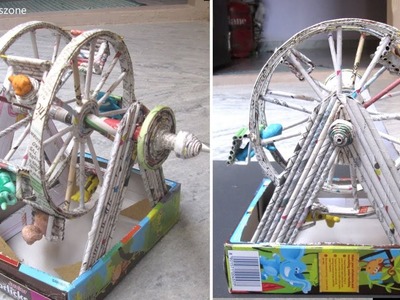 DIY How to Make Ferris Wheel | Homemade Ferris wheel move